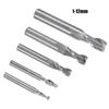 Tools 1-12mm Machine Tool CNC Straight Shank Woodworking Drill Bits Milling Cutters Mill Cutter