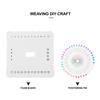 1Set 20Cm Braiding Plate with Pins Handmade Weaving Disk for Bracelet Beading Cord DIY Sewing Craft Supplies Kumihimo Disk