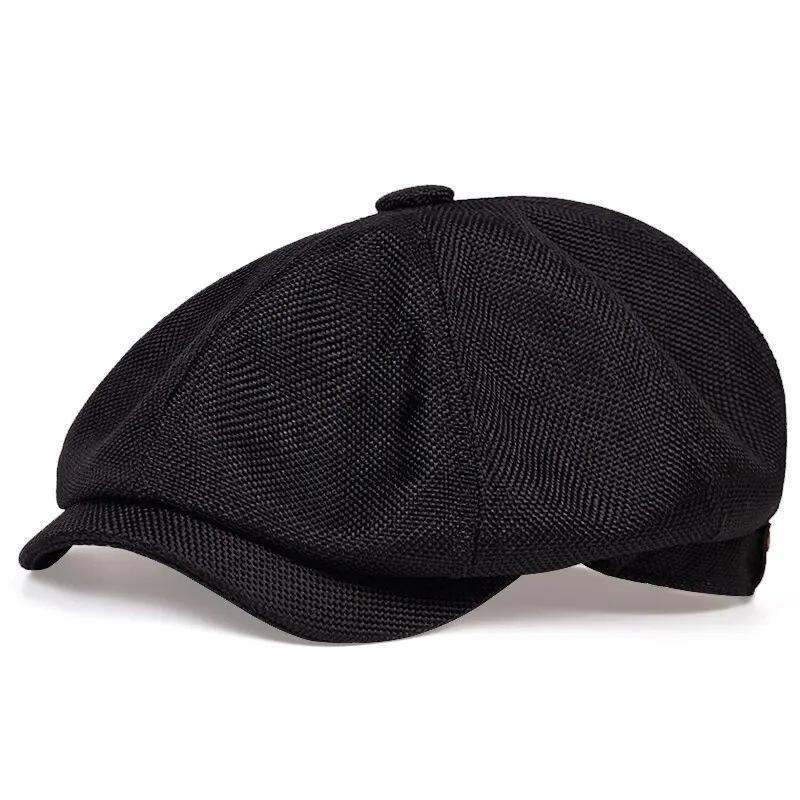 Men Casual Sboy Hat Spring Autumn Retro Beret Hats Casual Hats Unisex Octagonal Cap For Men Street Caps Gorras