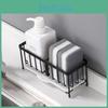 304 Stainless Steel Kitchen Sink Sponge Holder Shelf Multi-functional Dishcloth Organizer