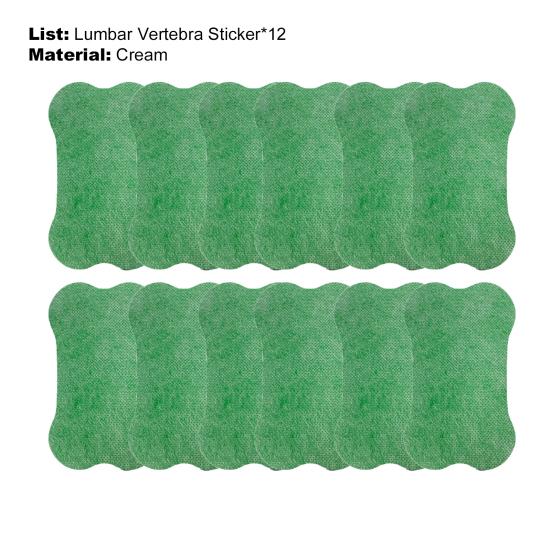 Yousheng 12Pcs/Set Lumbar Patch Mild To Skin Relieve Body Soreness Natural Ingredient Wormwood Back Pain Spine Arthritis Patch for Body