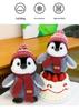 Children's Penguin Doll Companion - Cute Plush Toy & Soothing Gift with Scarf and Hat