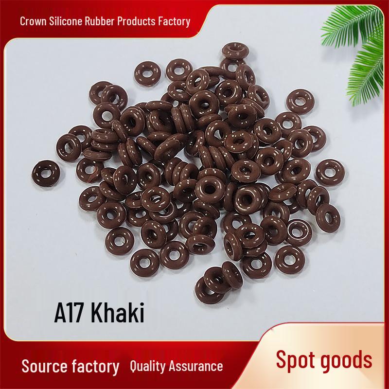 50-Piece Jade Silicone Spacer Rings for Bracelets, Chains, and Necklaces