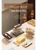 Transparent Glass Butter Dish with Lid & Spreader - Cheese Fresh-Keeping Box for Home Use