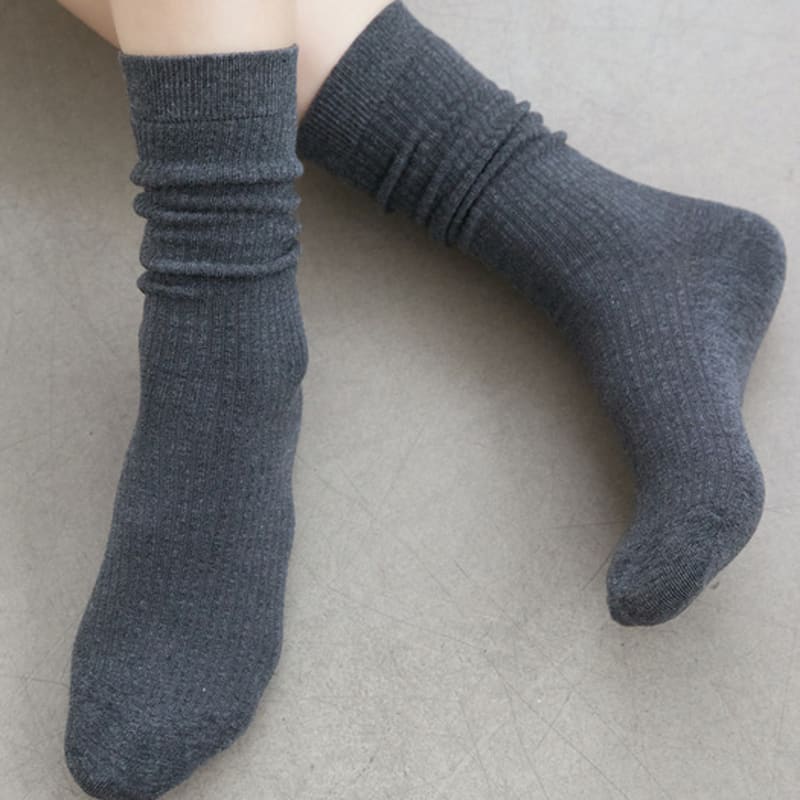 TSH Basic Ribbed Socks 4 Colors