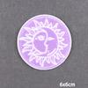 Purple Style Iron On Patch Thermoadhesive Patches For Clothes Anger Baby Girl Embroidery Patch For Hat/T-Shirt Fusible Sewing