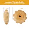 Wood Grooved Gear Wooden Massage Roller 12 Rollers Trigger Point Massager  Legs