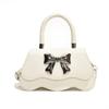 Chic Bowknot Handheld Small Square Bag For Women Stylish Shoulder Crossbody Bag