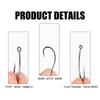 Fishing Hook Set High Carbon Steel 3 Sizes Circle Hooks With Box Package For Outdoor Daily Fishing Professional Anglers 40PCS