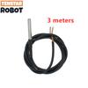 DS18B20 Stainless Steel Package 1 Meter/3meters Waterproof 18b20 Cable Probe Temperature Sensor
