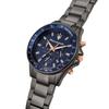 Maserati Quartz Blue Dark Gray Stainless 100m Water Japanese R8873640001 Authentic Men's Watch, 44mm, Dial, Steel, Chronograph, Luminous, Resistance,