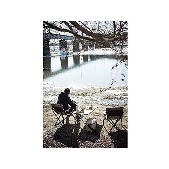 Snow Peak Low Chair 30 Short Compact Backrest Comfortable Camping Climbing Outdoor Disaster Preparedness Gray LV-093GY