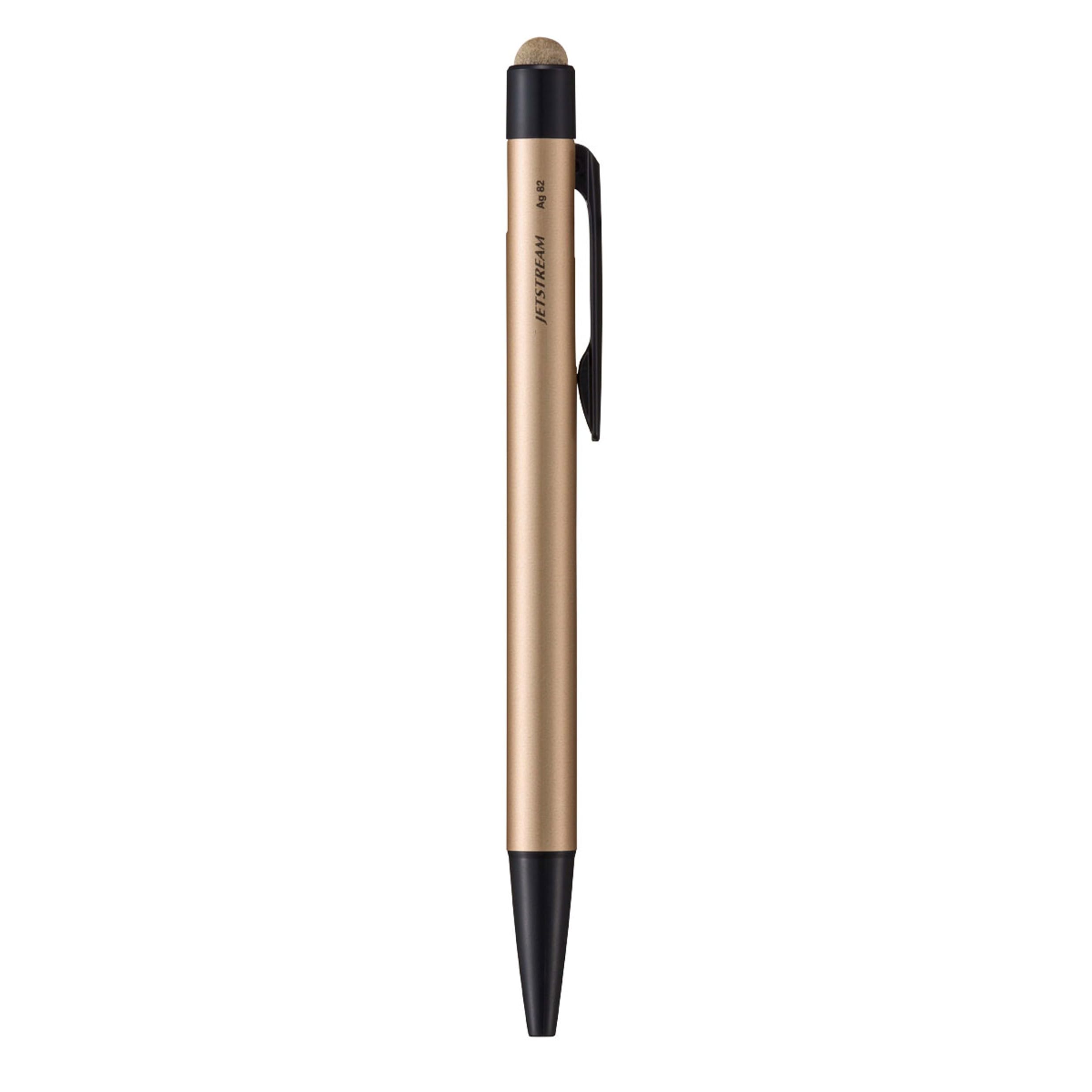 Jetstream Stylus Single Knock Pink Gold Black Ballpoint Pen Touch Pen Jetstream Stylus Pen 0.7mm +