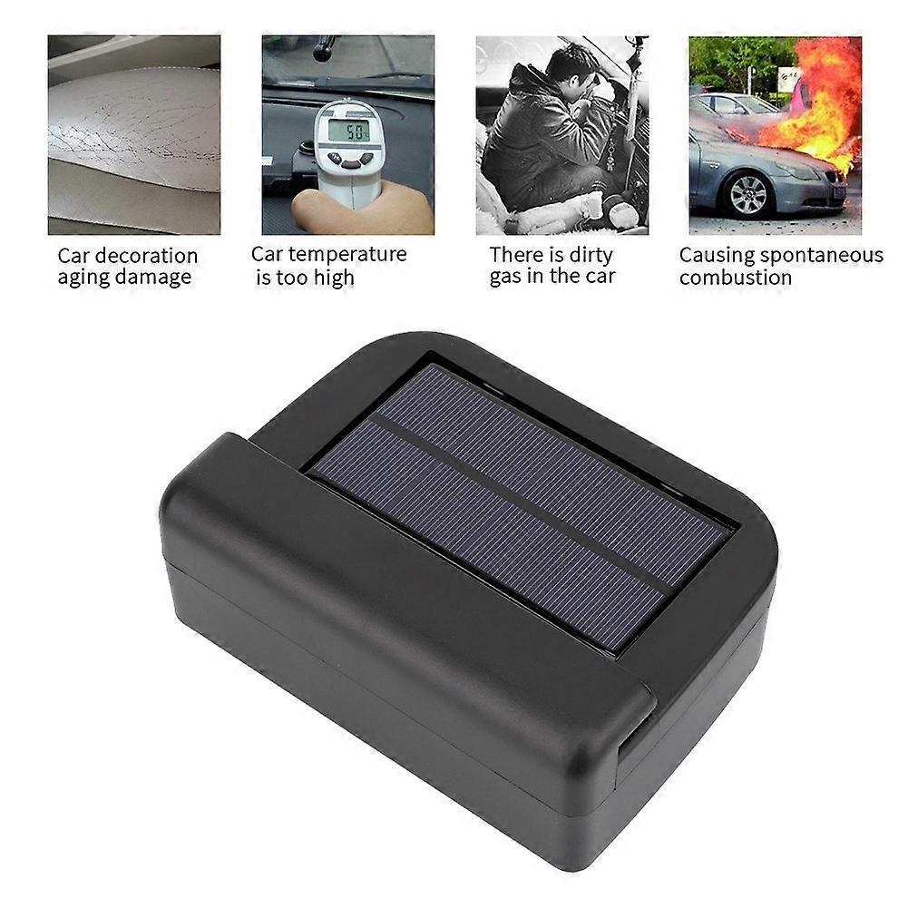Solar Power Car Auto Air Vent Cooling Ventilation System Heater Exhaust Fan