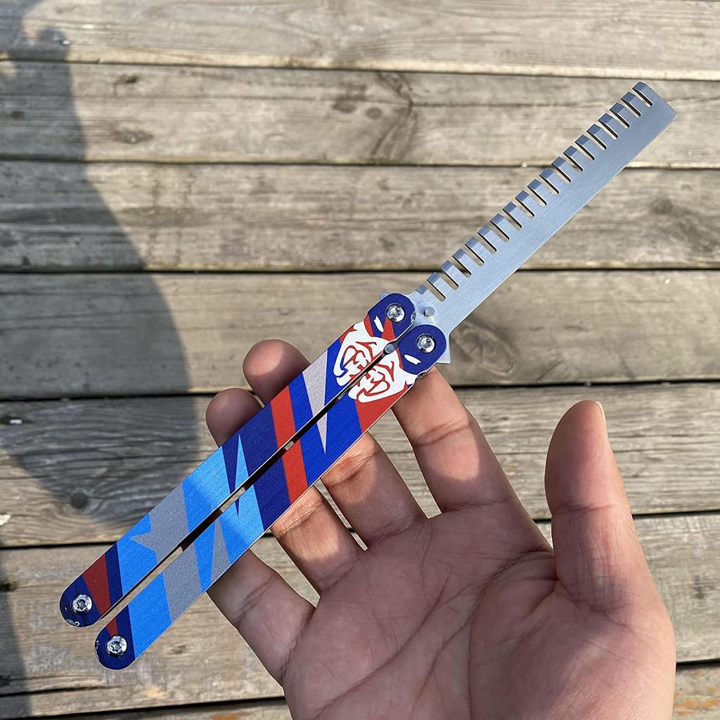 Yoru Comb Butterfly Trainer Hair Peine Head Yoru Knife Training Tool Game Cosplay Collection Gamer Gift