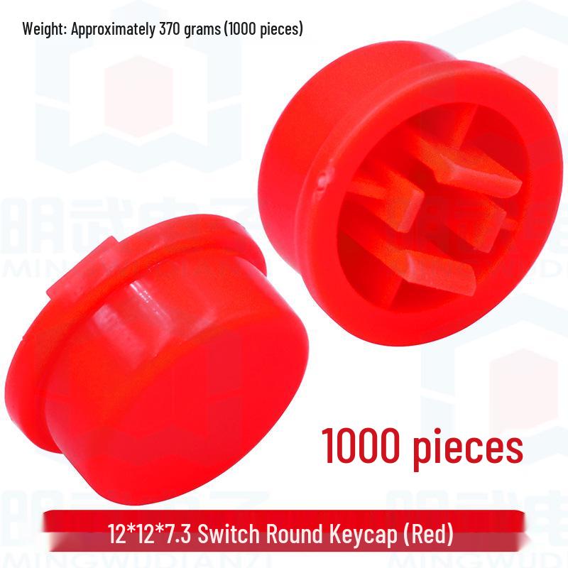 Mingwu Electronics Colorful Round Keycap Switch Caps - B3F Plastic Accessories