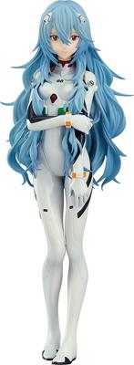 POP UP PARADE Rebuild of Evangelion Rei Ayanami Long Hair Plastic Painted Complete Figure Ver. Non-scale