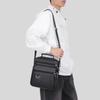 Genuine Leather Men's Bag Luxury Men Business Shoulder Bag Large Capacity Square Man Crossbody Bags  Cowhide Handbag
