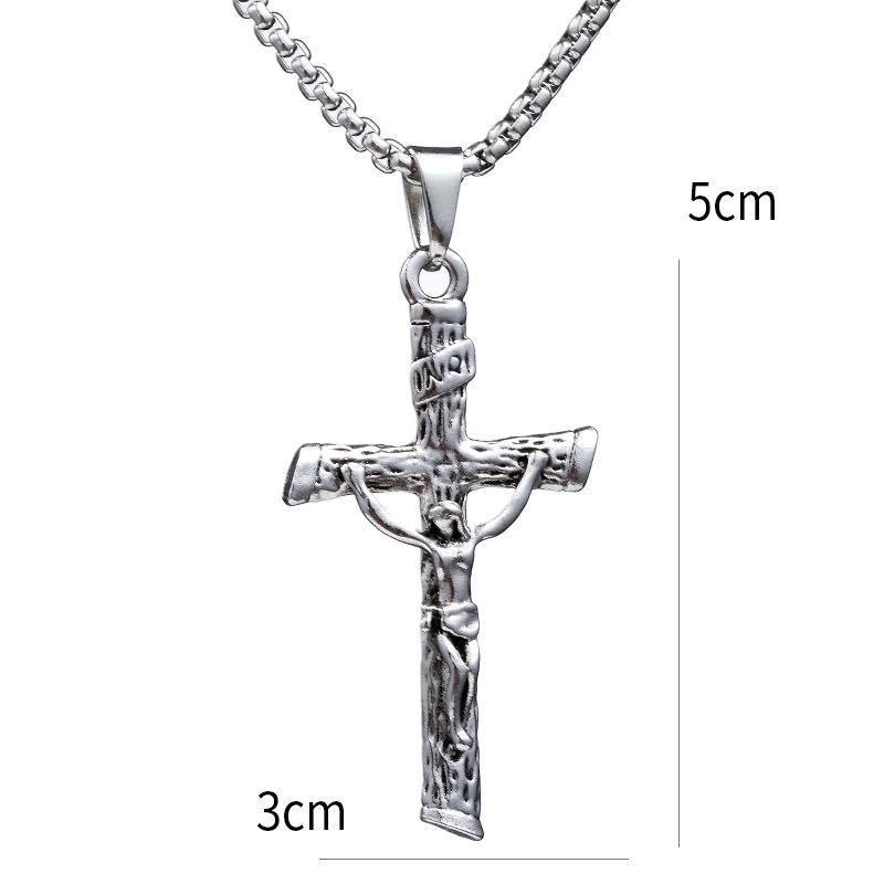 

Намисто з хрестом Ісуса, робот, динозавр, кулон, модний шарм, кит, гвинт, людина, мотоцикл, ведмідь, светр, ланцюжок, ювелірні вироби для чоловіків, подарунки 60cm