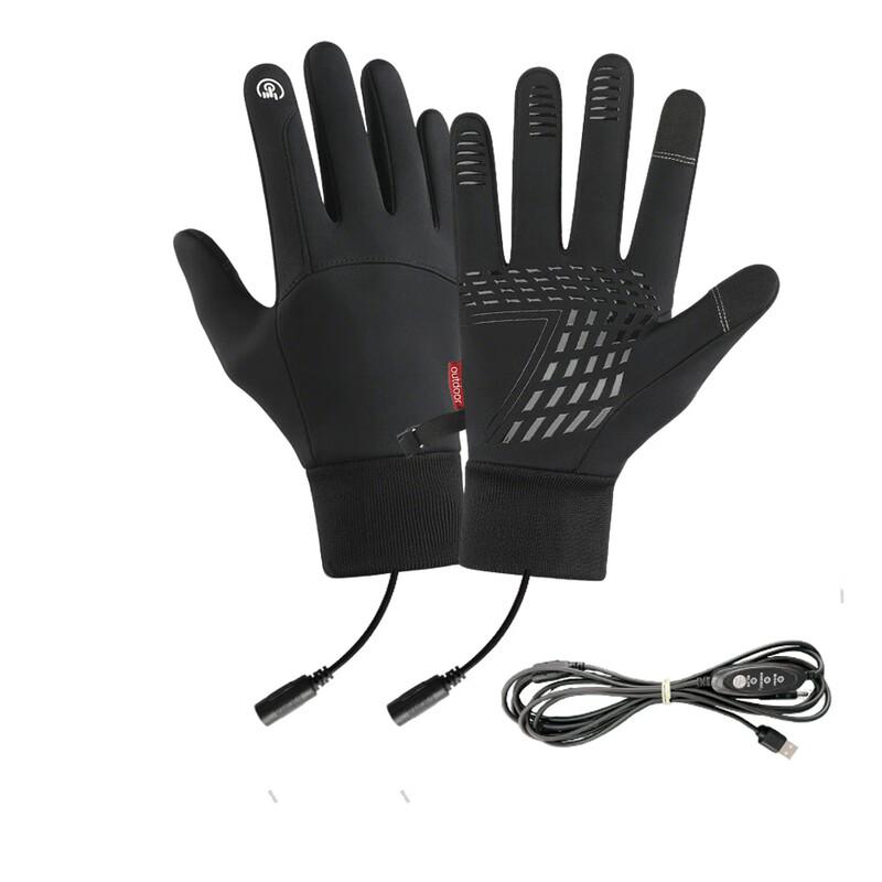 USB Heated Winter Cycling Gloves