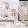 360 ° Rotating Sunflower Makeup Mirror with Bottom Stand,Storage for Bedrooms,Dormitories,and Dressers,High Definition Mirroring