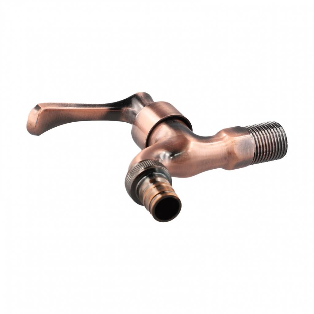 Vintage Garden Outdoor Faucet Anituqe Bronze Washing Machine Crane Tap