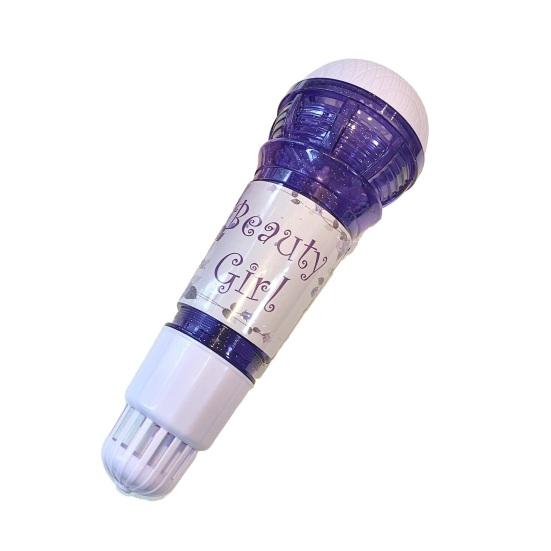 

Детский игрушечный микрофон, не требуется, большой обучающий эхо-микрофон для раннего развития, игрушка для изменения голоса, музыкальные батарейки, сенсорная игрушка для детей фиолетовый