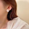 2025 Silver Needle Zircon Pearl Earrings: French Retro Light Luxury Studs for Women