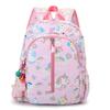 Cute Cartoon Pattern Cotton Canvas Princess Backpack For Teenage Girls Outing School Bag