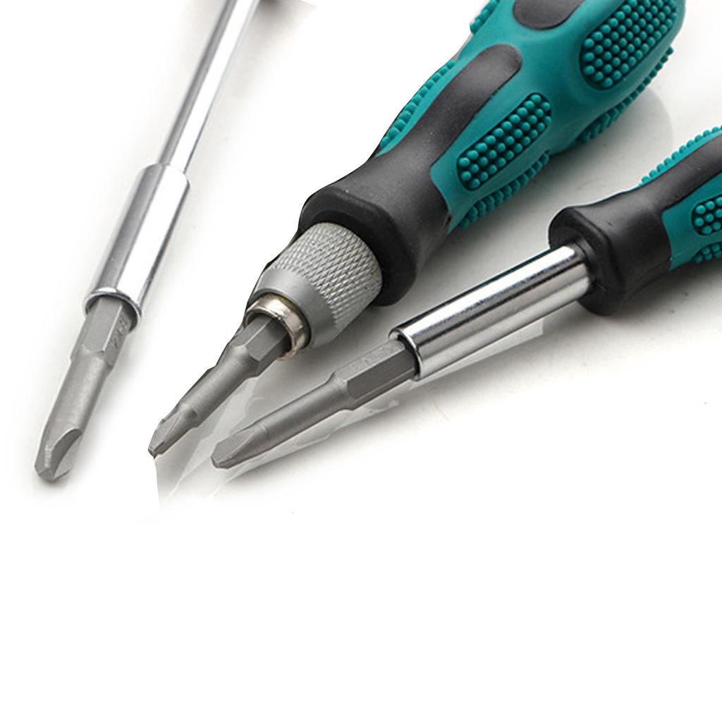 3Pieces 1/4Inch Hex Screwdriver Bit Holder Set Includes Quick Changes Handle Magnetic Holder and Direct Insertion Handle