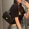 Rhombus chain bag women's new feeling armpit bag niche shoulder messenger bag