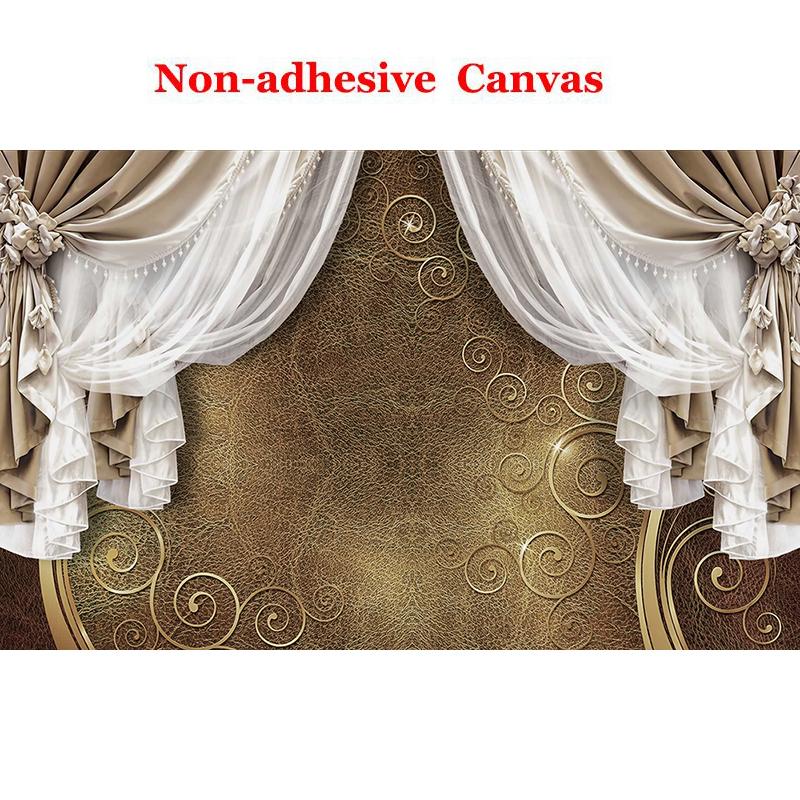 

3D фрески обои современный творческий роскошный европейский золотой занавес фото настенная живопись гостиная спальня фон стены домашний декор 480cm (W) x 290cm (H)