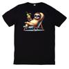 T-Shirt Niedliches Sommercocktail Und TierWird In Neuem Fenster Oder Tab Geöffnet