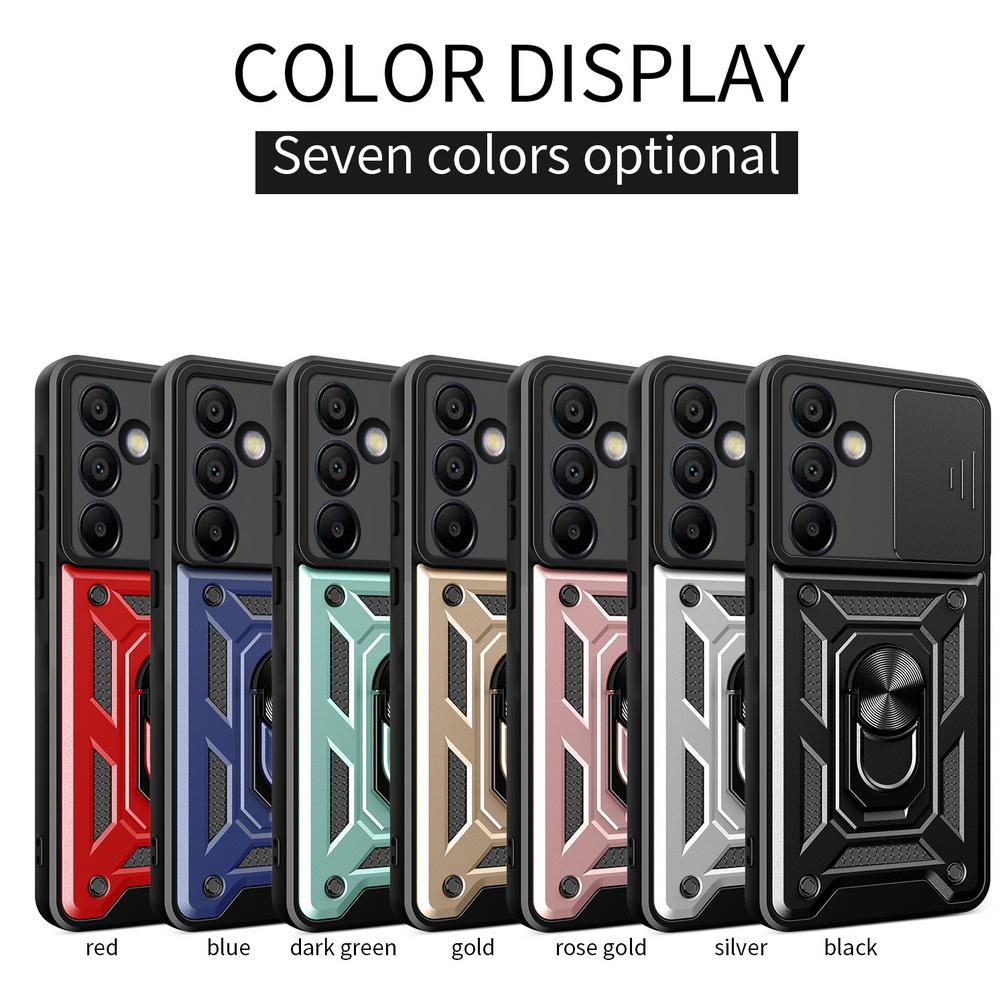 Camera Protect Case for Samsung S24 FE S24 Ultra S23 + S22 Plus Galaxy S21 FE S20 Plus Armor Hybrid Ring Cover