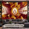 Galatasaray FC Personalized Tapestry Support Custom Name, Wall Art Home Decoration