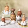 Cartoon Bear Shape Foam Soap Dispenser Foam Dispenser for Bathroom Refillable Hand Sanitizers and Shampoo Pump Bottle