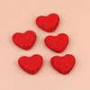 45mm Red Heart Rhinestone Polymer Clay Beads for DIY Jewelry & Phone Charms