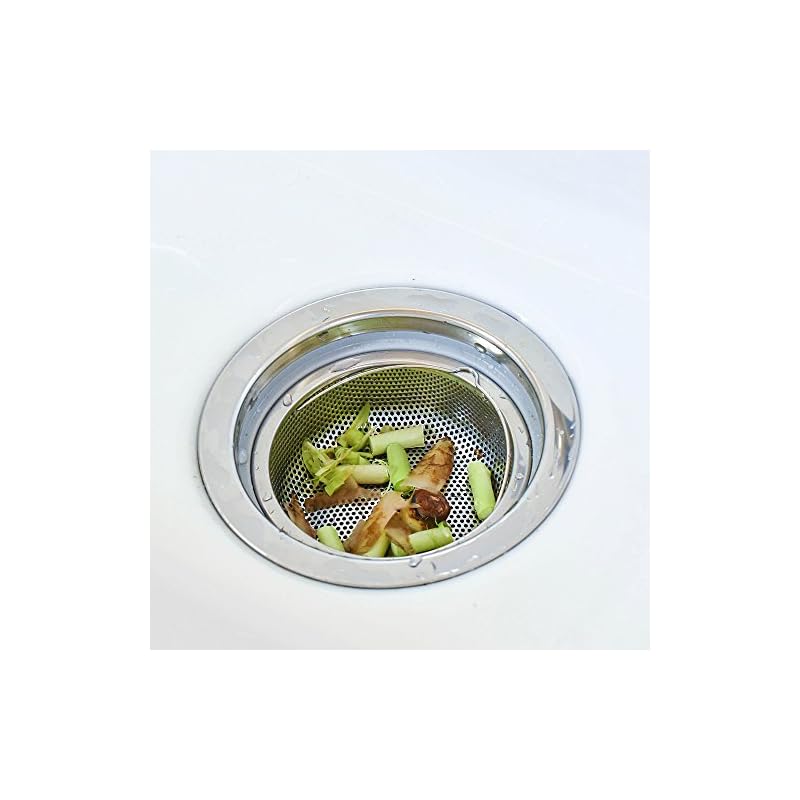 Wahei Freiz SUI-6059 Shallow Drain Strainer, Stainless Steel, Matte Silver