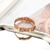 Fashion Stainless Steel Mesh Bracelet Band Women Adjustable Slide Charms Bangle (D)