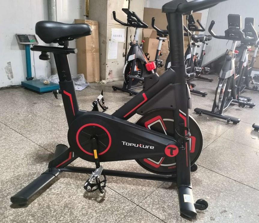 New Toputure TEB1 Fitness Bike Connectivity Application, Silent, LCD Ergometer, Bicycle Exercise Aerobic Machine, Customize Your Home Exercise.