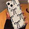 Gepunktete Schleife Mattierte Handyhülle für iPhone 13 Pro/15/17/15 Pro Max.