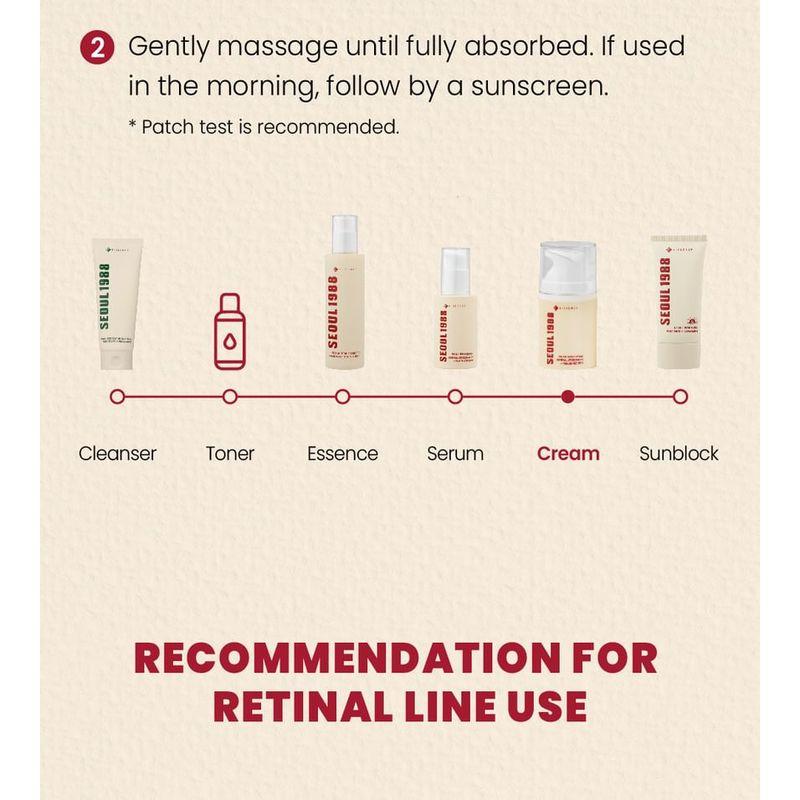 KSECRET SEOUL 1988 Cream : Retinal Liposome 1% + Fermented Rice