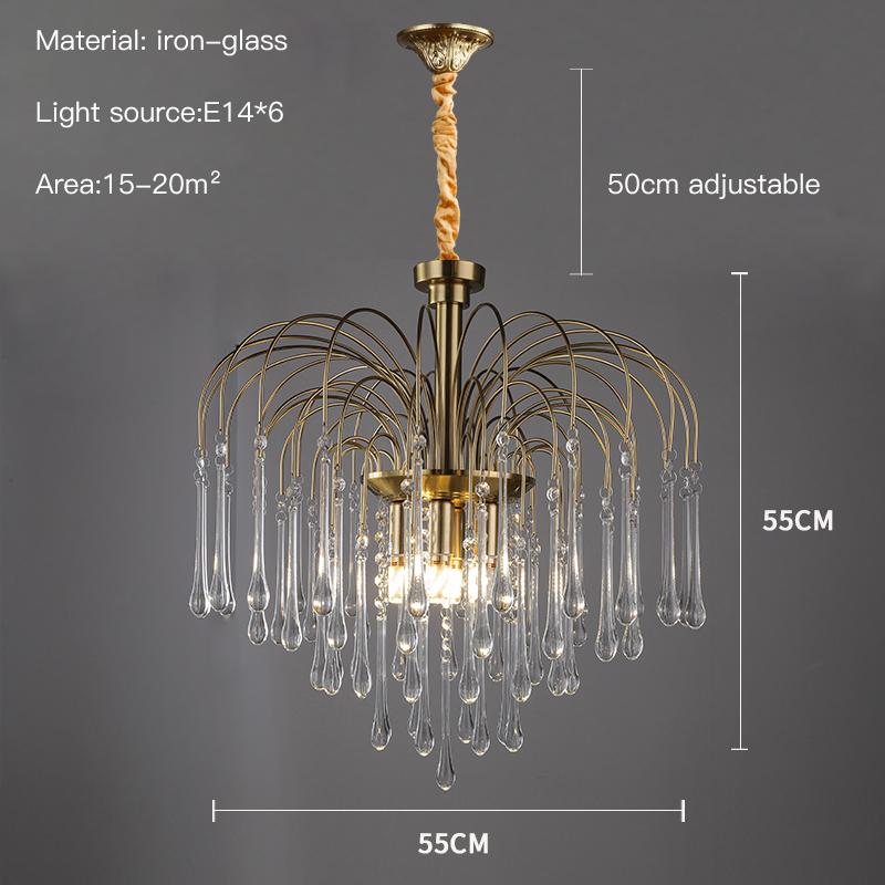 Glass Ceiling Chandeliers Living Room Decor Lights Ceiling Hanging Lamp Dining Bedroom Lighting E14 Pendant Lamps