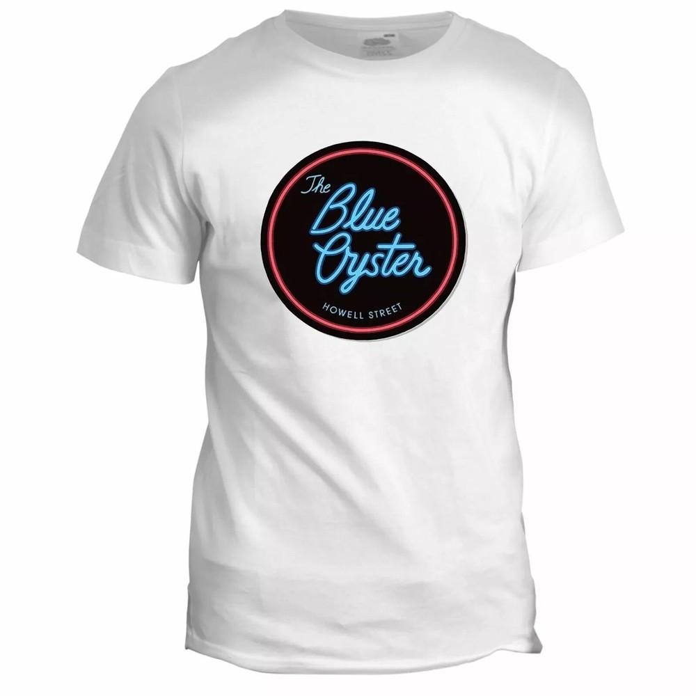 Blue Oyster Bar T-Shirt Official 80s Police Academy retro Movie Film Gift Unisex T-Shirt M
