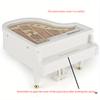 Piano Music Box Clock Music Box Valentine's Day Gift Creative Birthday Gift Home Desktop Cabinet Decoration