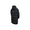 Adidas Solid Color Logo Patch Pattern Zippered Hooded Down Jacket Unisex Outerwear Black HN2131