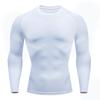 2026 Men Compression Running T-shirt Fitness Tight Long Sleeve Sport Shirts Training Jogging Tops Gym Sportswear Dry Fit Rashgard