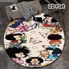Mafalda Round Area Rug Carpet Rug For Living Room Bedroom Sofa Playroom Decor Nonslip Floor Mat