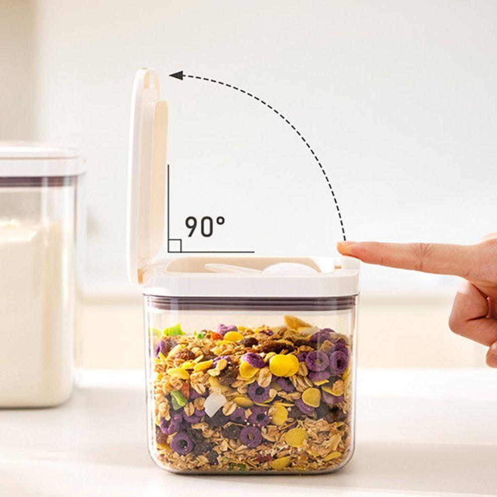 Dust-proof Grain Storage Tank Sealed Food Storage Box Kitchen Storage Jar Food Container  Rice