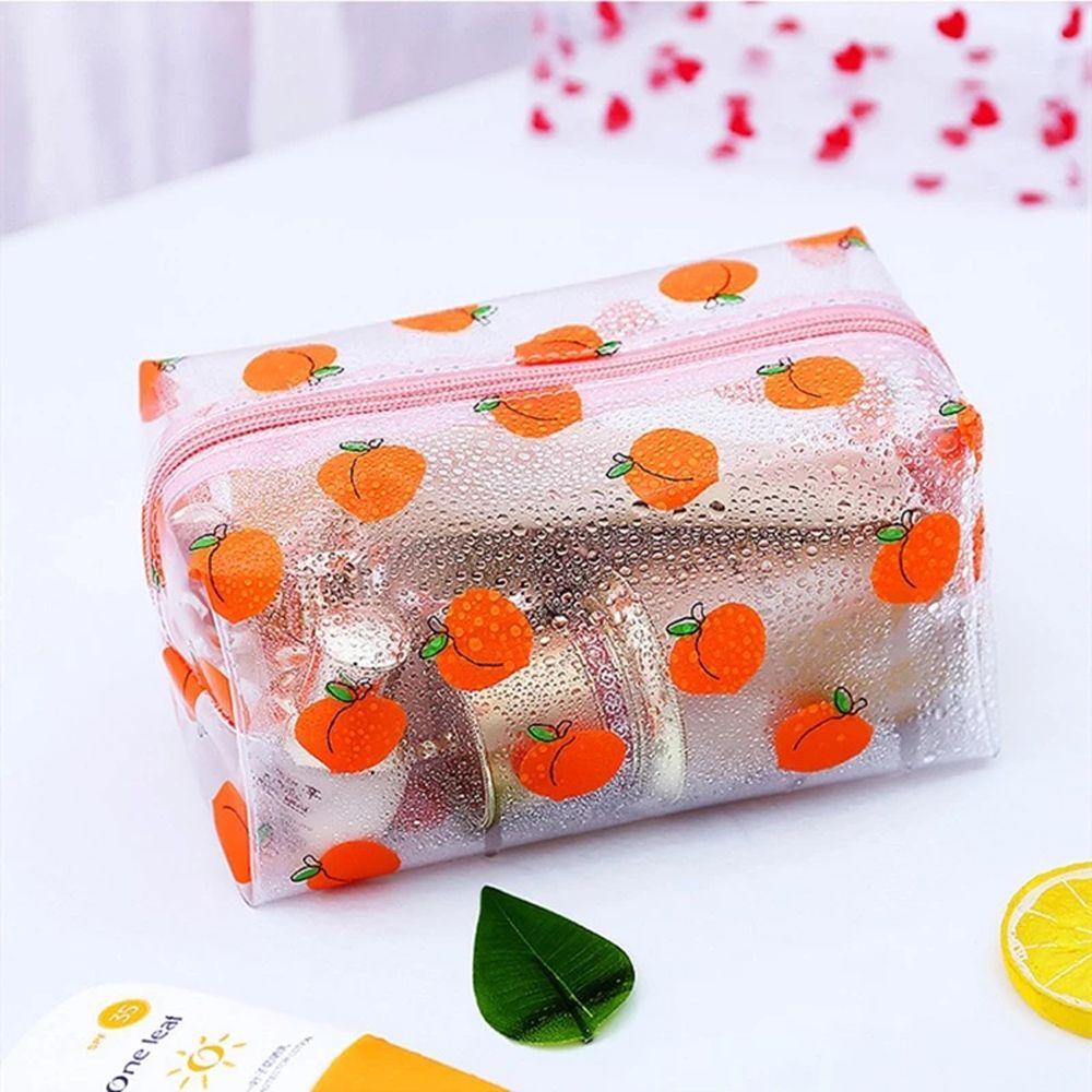 Zipper Waterproof Women Bag Beauty Case Transparent Pencil Bag Makeup Bag Cosmetic Bag Pencil Box